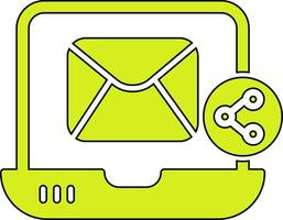 Email Share Vecto Icon vector