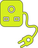 Plug And Socket Vecto Icon vector