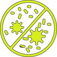 antibacteriano vecto icono vector