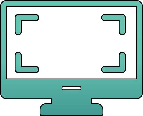Monitor Vecto Icon