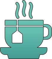 Tea Cup Vecto Icon vector