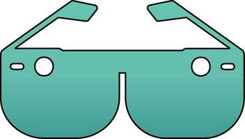 inteligente lentes vecto icono vector