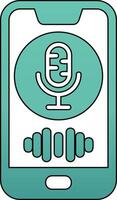 Voice Assistant Vecto Icon vector