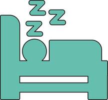 Sleeping Vecto Icon vector