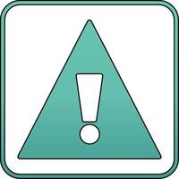 Caution Sign Vecto Icon vector