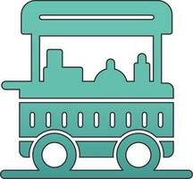 Food Cart Vecto Icon vector