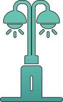 Park Lamp Vecto Icon vector