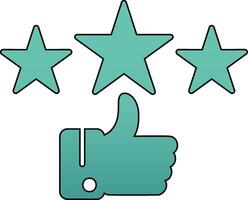 Rating Vecto Icon vector