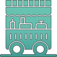 Food Cart Vecto Icon vector