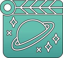 Space Film Vecto Icon vector