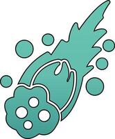 Meteor Vecto Icon vector
