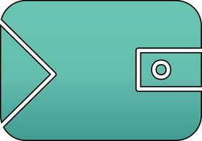 Wallet Vecto Icon vector