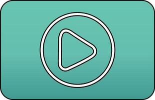 Video Player Vecto Icon vector