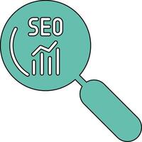 Seo Search Vecto Icon vector