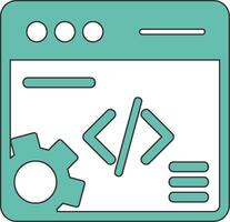 Web Development Vecto Icon vector