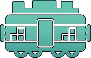 Train Cargo Vecto Icon vector