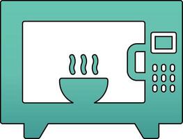 Microwave Oven Vecto Icon vector