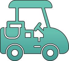 Golf Caddy Vecto Icon vector