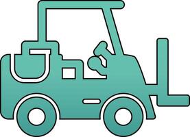 Forklift Vecto Icon vector