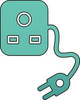 Plug And Socket Vecto Icon vector