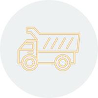 Dumper Truck Vecto Icon vector