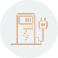 Electric Charge Vecto Icon vector