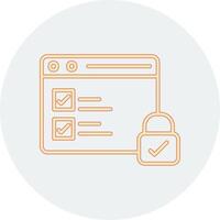 Secure Data Vecto Icon vector