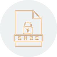File Password Vecto Icon vector