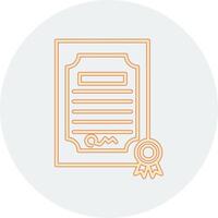 Certificate Vecto Icon vector