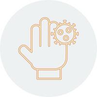 Dirty Hands Vecto Icon vector