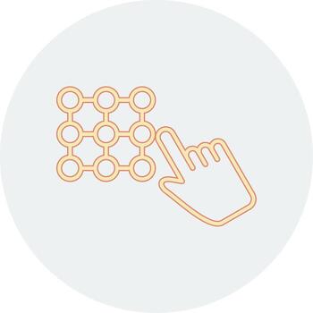 acceso código vecto icono vector