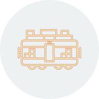 Train Cargo Vecto Icon vector