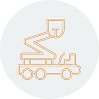 Boom Lift Vecto Icon vector