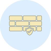 Firewall Vecto Icon vector