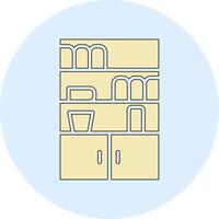 Cupboard Vecto Icon vector