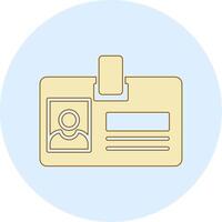 Identity Card Vecto Icon vector