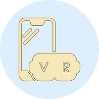 virtual realidad vecto icono vector