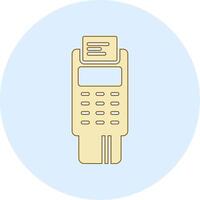 Pos Terminal Vecto Icon vector