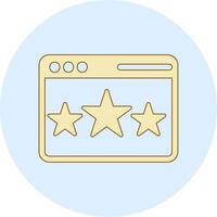 Web Page FeedBack Vecto Icon vector