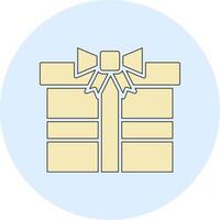 regalo caja vecto icono vector