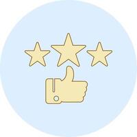 Rating Vecto Icon vector