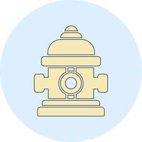 Fire Hydrant Vecto Icon vector