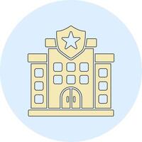 Police Station Vecto Icon vector