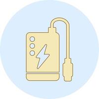 Power Bank Vecto Icon vector