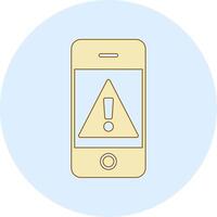 Mobile Alert Vecto Icon vector