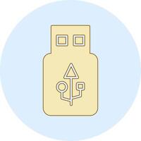 USB vecto icono vector