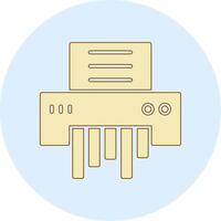 Paper Shredder Vecto Icon vector