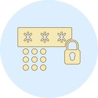 Passcode Vecto Icon vector