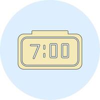 Digital Clock Vecto Icon vector
