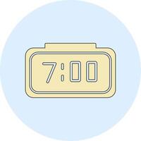 Digital Clock Vecto Icon vector